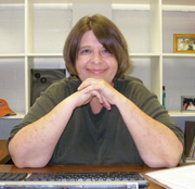 NancyFord at desk