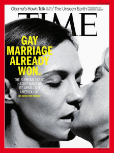 Kristen and Sarah on the cover of Time.