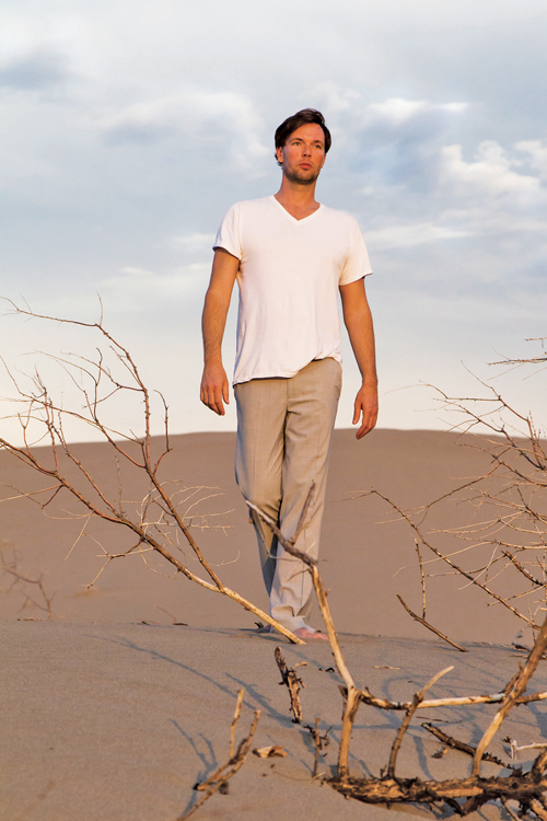 Trey McIntyre at Bruneau Dunes State Park, Idaho, near his now-hometown  of Boise.