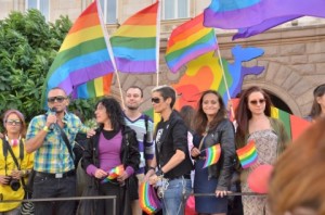 The 2013 Sofia, Bulgaria Pride.  Photo by OffNews.bg