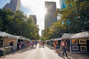 Art and more art: Bayou City Art Festival takes place October 12–13. 