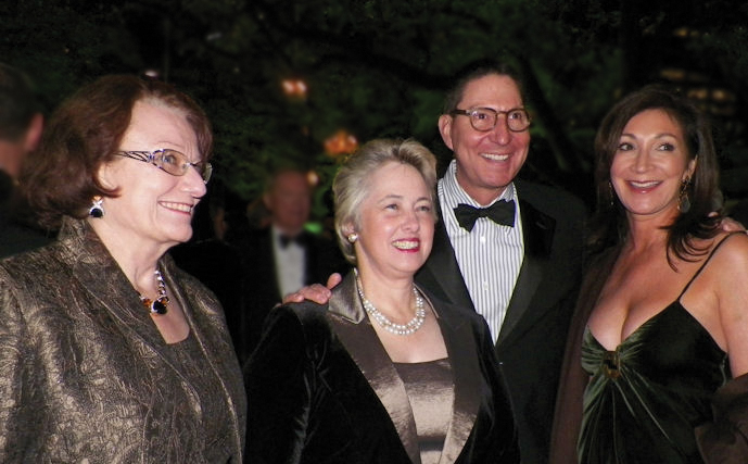 The First Lady with her partner Mayor Parker at a Discovery Green gala in 2012. Photo courtesy City of Houston.  