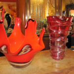 Josefina tall red cylinder vase, Eclectic Home